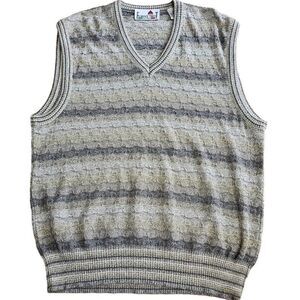 Vintage Florence Tricot Italy mens Sz Large multicolor sweater vest